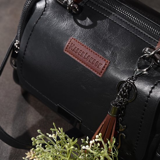 Tassen Femmes- Sac à bandoulière sac à main design Sac à bandoulière en cuir PU souple pour femme