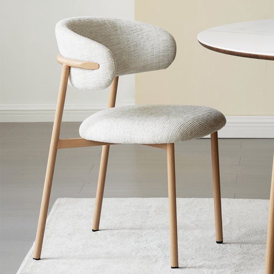 Chaise de salle à manger Milton & Oldbrook en chêne Hamina