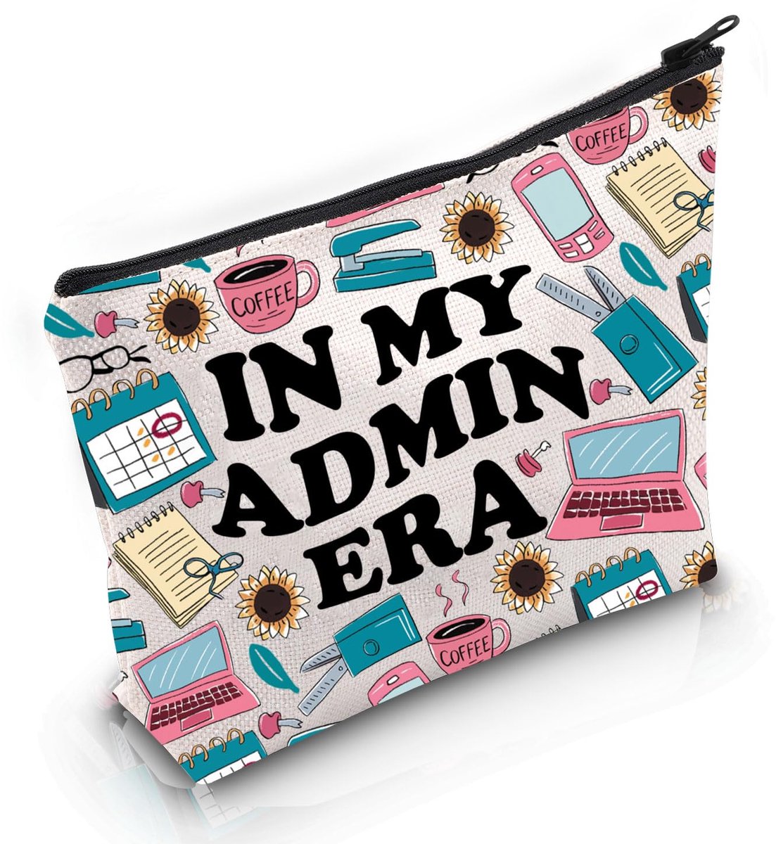 Administrative Assistant Gift My Admin Era Makeup Bag Secretary Cosmetic Bag Secretary Day Gift, My Admin Era Bag