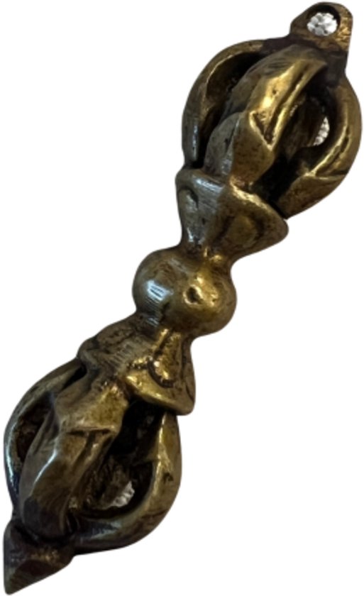 Dubbele Dorje Hanger Wit Metaal
