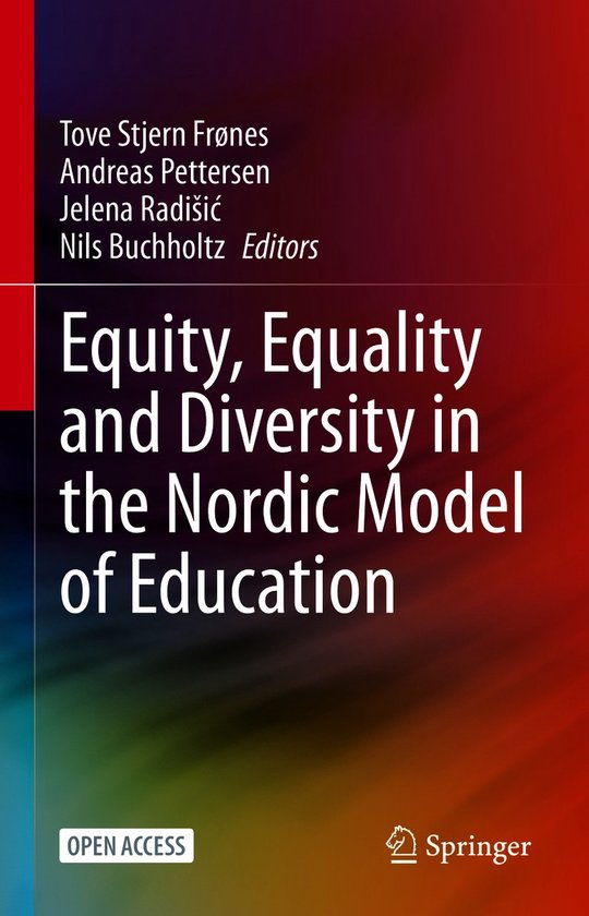 Equity Equality and Diversity in the Nordic Model of Educati ... - cover