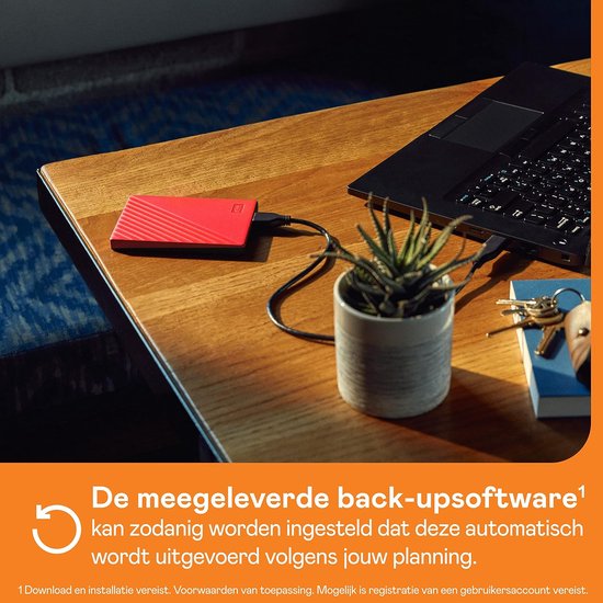 RFWR® Draagbare HDD 4 TB met USB 3.0 voor PC, Xbox en PS4 - Back-up en Wachtwoordbeveiliging — afbeelding 5
