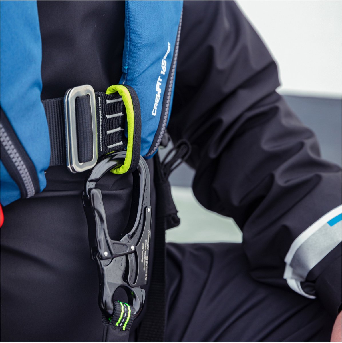 Crewsaver Crewline Pro Veiligheidslijn Dubbele Haak Niet-elastisc