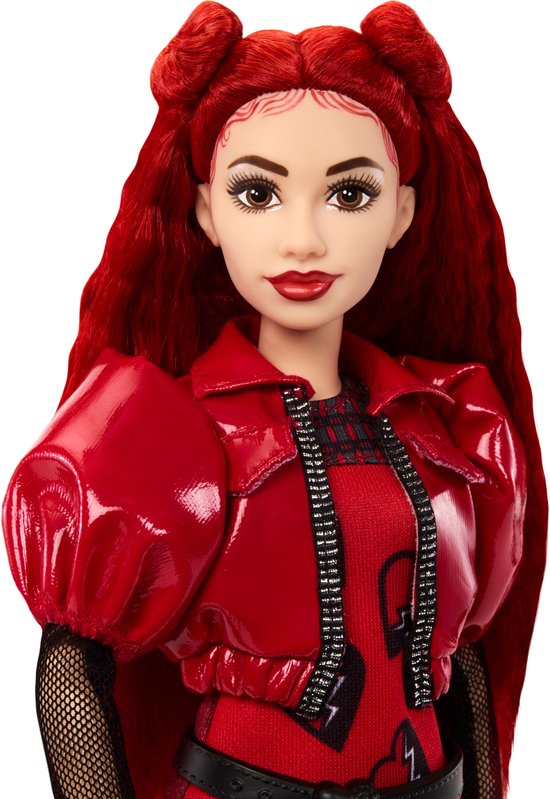 Mattel Disney pop dochter van de Hartenkoningin Red - modepop. — afbeelding 4