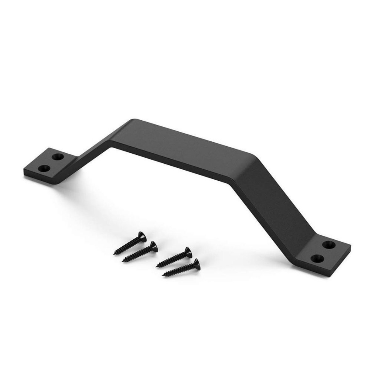 Hoexs Zwarte Schuifdeurgreep 22 cm – Inclusief Schroeven – Handgreep Kast & Meubel