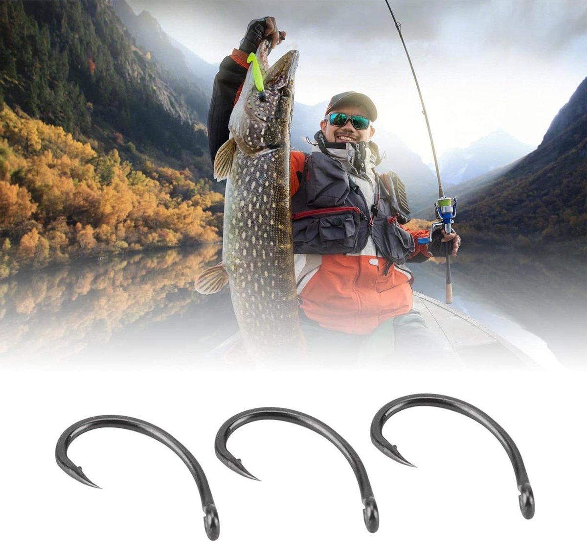 Allecto Plus - Complete set voor karpervissen met Ronnie Rig haak aas - Vishaken en stoppers - Eenvoudige verbinding - Ideaal voor karperaccessoires.