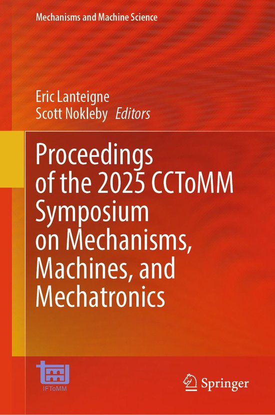 Mechanisms and Machine Science 184 - Proceedings of the 2025 ... - cover