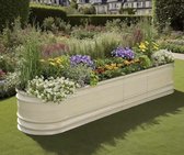 Bloomod Garden Metalen Verhoogd Tuinbed 43 cm – Grote DIY 9-in-1 Moestuinbak – Duurzame Roestvrije Plantenbak voor Groenten, Kruiden & Bloemen