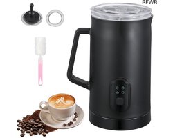 RFWR® Elektrische melkopschuimer 4-in-1 voor warm en koud melkschuim, 350 ml, automatische uitschakeling, ideaal voor latte, cappuccino en macchiato