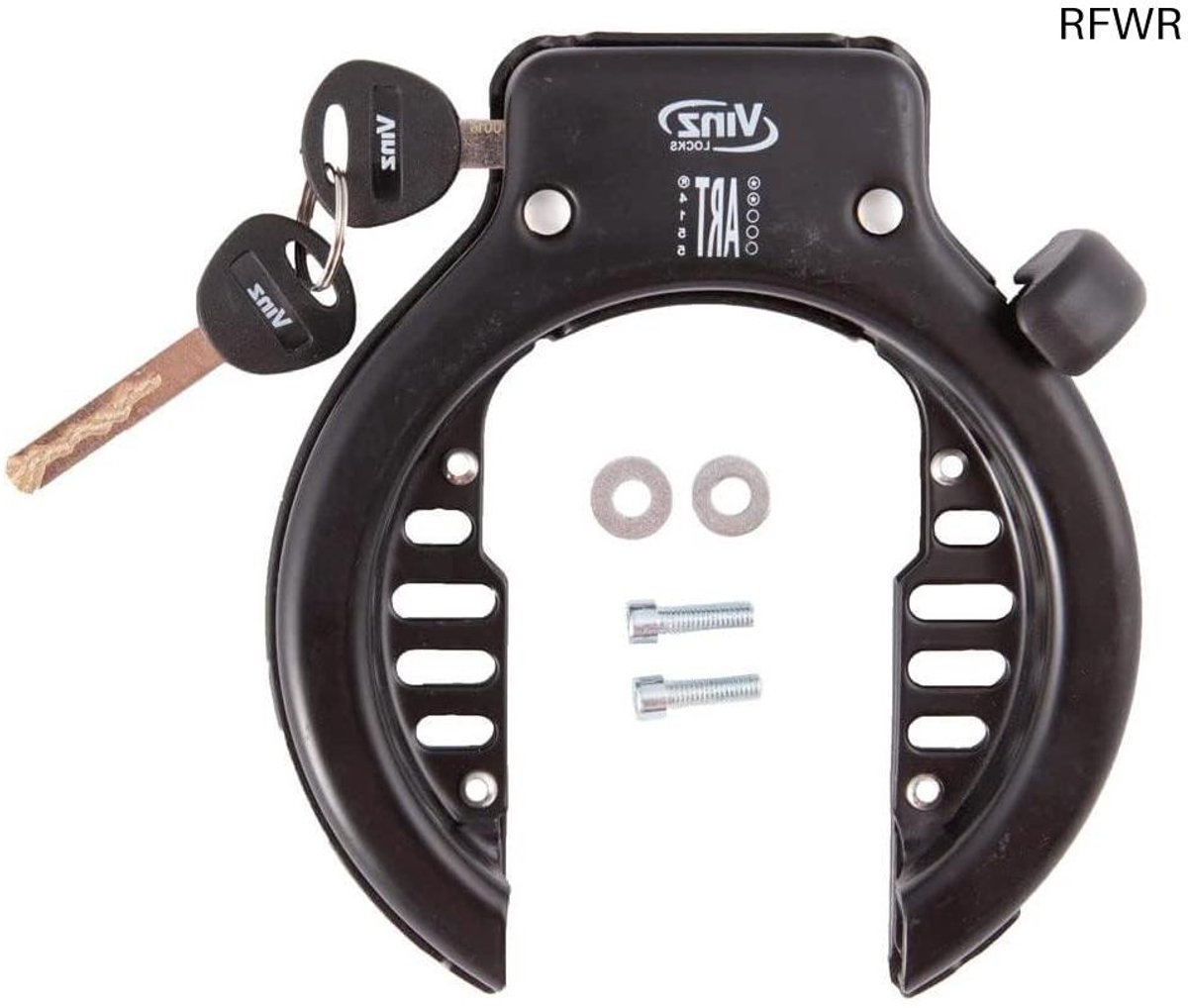 RFWR® Ringslot ART 2 voor Fiets - Veiligheidskeurmerk, Gehard Staal, 8 mm Dikte