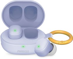 Phreeze Mini Buds 3 - Draadloze Oordopjes - Paars - Geschikt voor Apple & Samsung - Oortjes Draadloos met Bluetooth 5.4