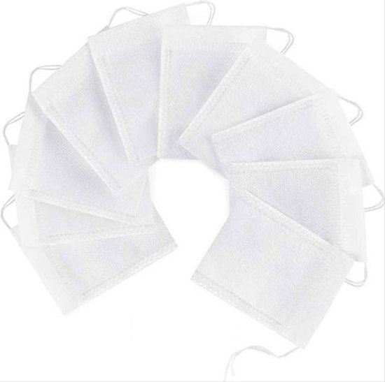 200 stuks theezakjes - Lege theezakjes 200 stuks voor biologische thee- Losse thee houder - Sterke theefilters 200 stuks
