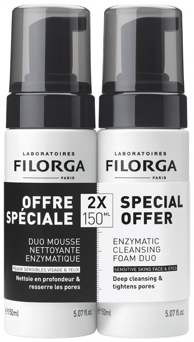 Filorga SKIN-PREP Enzymatisch Reinigingsschuim Set van 2 x 150 ml