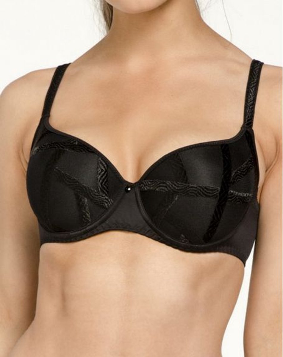 Louisa Bracq Serie Voorgevormde Beugel Bh 47108 471 NOIR - maat EU 80F / FR 95F