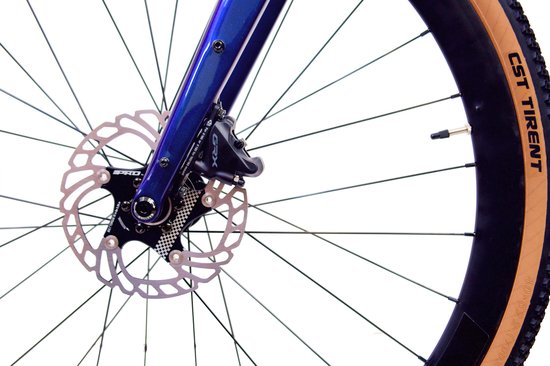 Rinos Sandman 6 - Gravel Fiets - Gravel Bike - carbonframe - GRX600 22 versnellingen - hydraulische schijfremmen - lichtgewicht - allround fiets voor elk terrein - Kameleon - Blauw - Paars 58 van Rinos — afbeelding 4