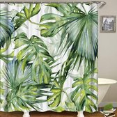 Douchegordijnen, Douchegordijn Waterdicht Anti-schimmel Douchegordijn Jungle Tropical Operation Douchegordijn met 8 Haken 180 x 180 cm