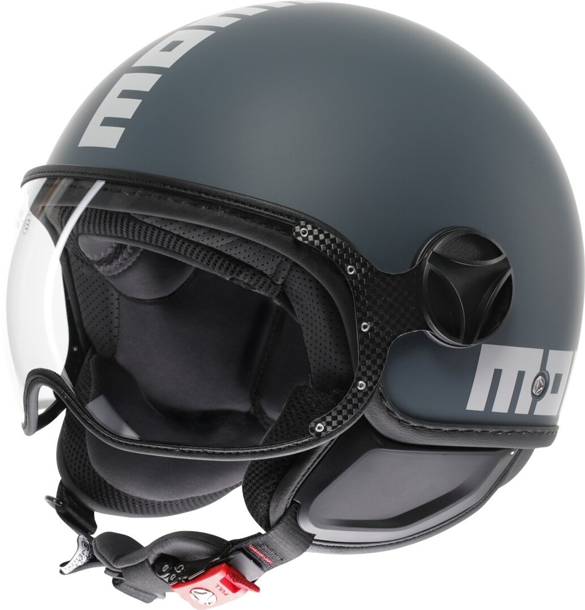 Momodesign FGTR Classic Candy Blauw Groen Jethelm - Maat XL - Helm