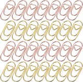 Lot De 500 Trombones Colorés De Petite Taille, Couleurs Assorties, Adaptés Pour L'école Quotidienne, Le Bureau, Utilisés Pour Le Bricolage Quotidien, 29 Mm, 500 Pièces De Chaque Récipient En Plastique
