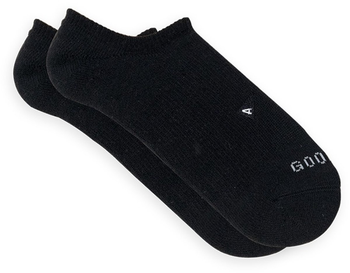 Arvin Goods unisex 3P footies solid zwart