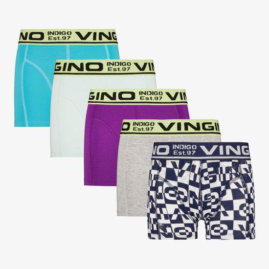 Boxer garçon VINGINO violet multicolore - Taille 146/152