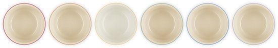 Le Creuset Vancouver Ramekins 7,8cm/100 ml Regenboog Kleuren Set Van 6