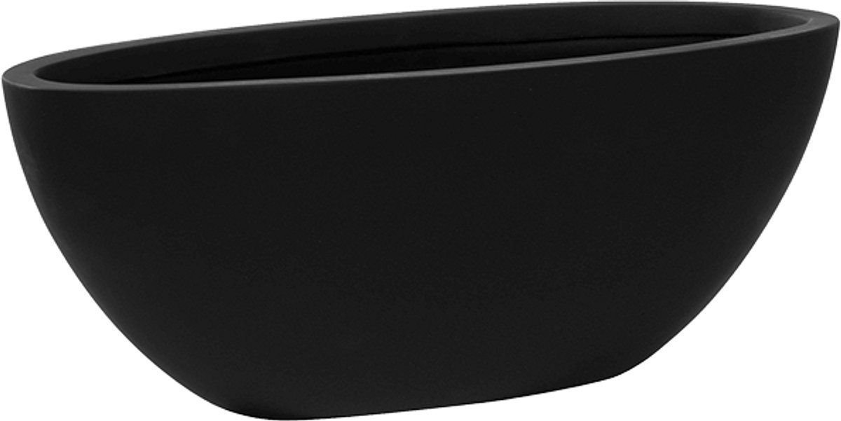 Pottery Pots Flower Pot - Black - D43 x H18 cm
