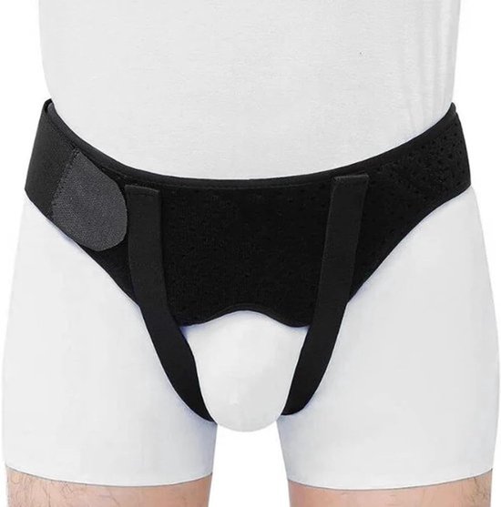 Foto: Hernia liesbreukband enkele breukband medical brace liesbreukbehandeling universele maatvoering herniagordeltruss voor enkele dubbele lies of sportherni
