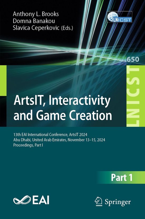 Springer Nature Proceedings Computer Science 1 - ArtsIT, Int ... - cover