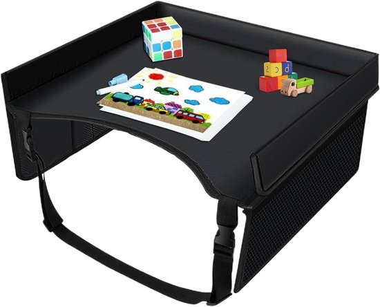 RFWR® Reistafel voor Kinderen - Draagbare Knietafel voor Auto en Vliegtuig, Spel- en Eetoppervlak voor Kinderen, 40 x 32 x 20 cm — afbeelding 5