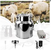 3L Elektrische Melkmachine Draagbare Vee Melkapparatuur Impuls Koe Melkapparaat 100-240V(ik