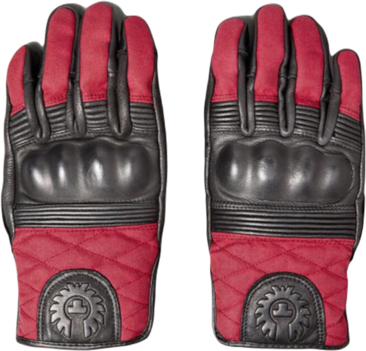 Belstaff Hampstead Zwart Rode Handschoenen - Handschoen
