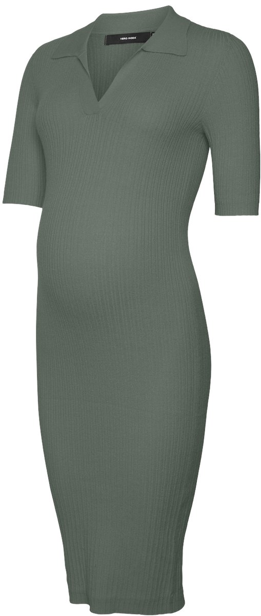 Vero Moda MATERNITY - VMMHOLLY 2/4 POLO DRESS GA NOOS - Dames - Mini jurken Laurel Wreath