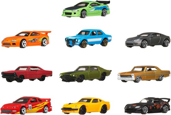 Hot Wheels Fast & Furious 10-pack Auto's JCT92 | bol