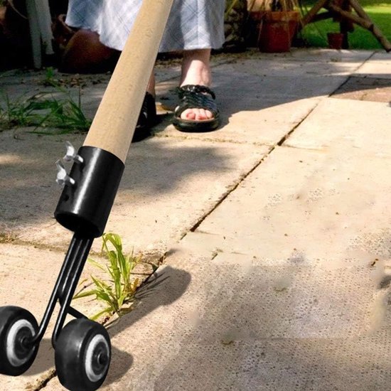 Cosensi - Dailygoody - Onkruidverdelger - Handmatige onkruidtrekker - Eenvoudig in gebruik - Zwart - Spleetzuiger - Tuin en terras - 2-in-1 model van Cosensi — afbeelding 2