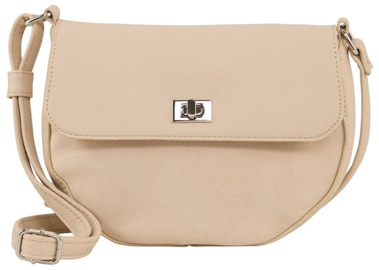 TOM TAILOR Sac à épaule bandoulière Taya Saddle Bag Beige