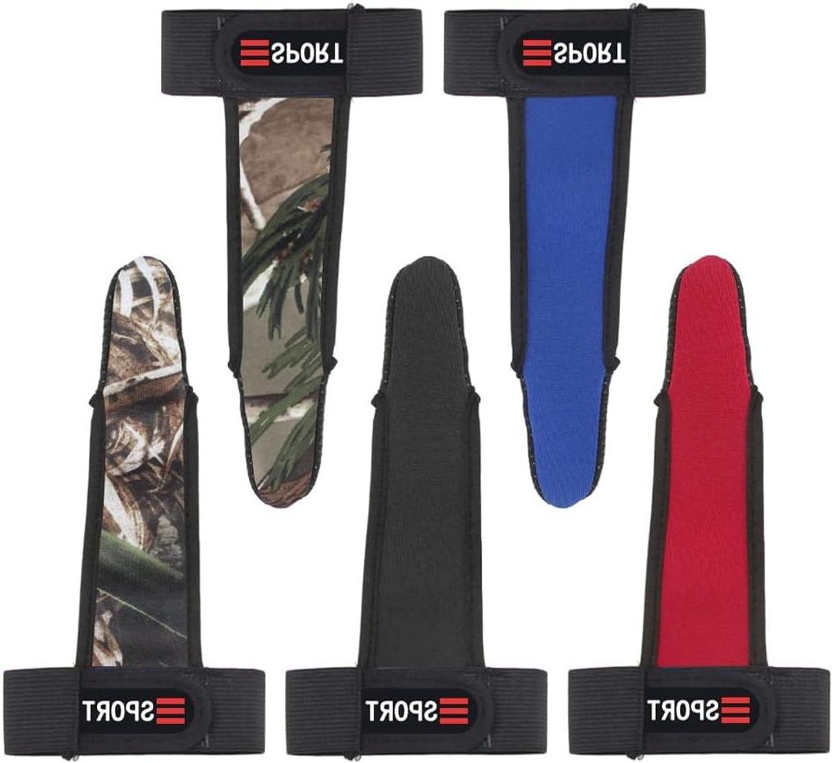 5 stuks elastische antislip vingerhandschoenen voor vissen outdoor - uniseks - 5 kleuren - vingerbescherming