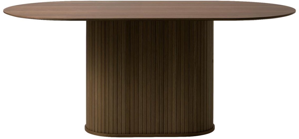 Nordic Home - Kelly ovale eettafel 95x180 cm - donkerbruin