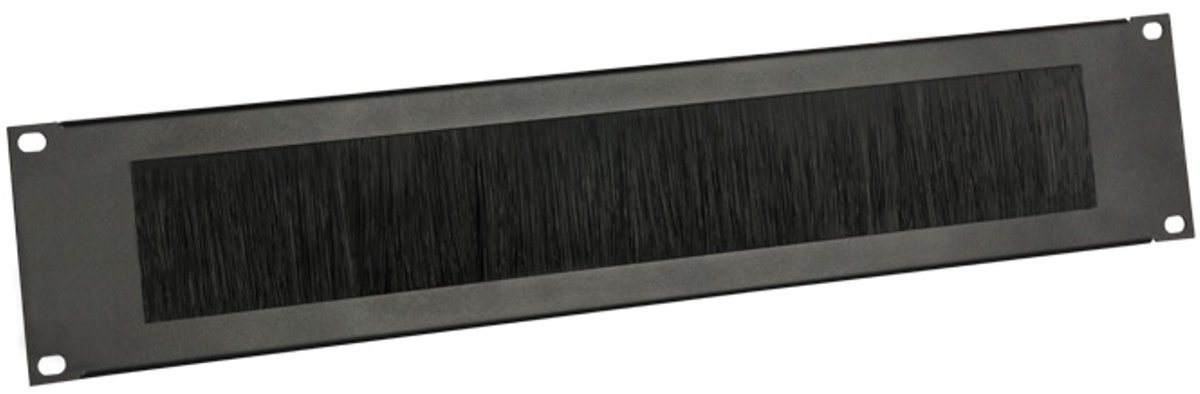 Adam Hall 87222BRUSH rackpaneel2HE met borstelstrip - Rack paneel