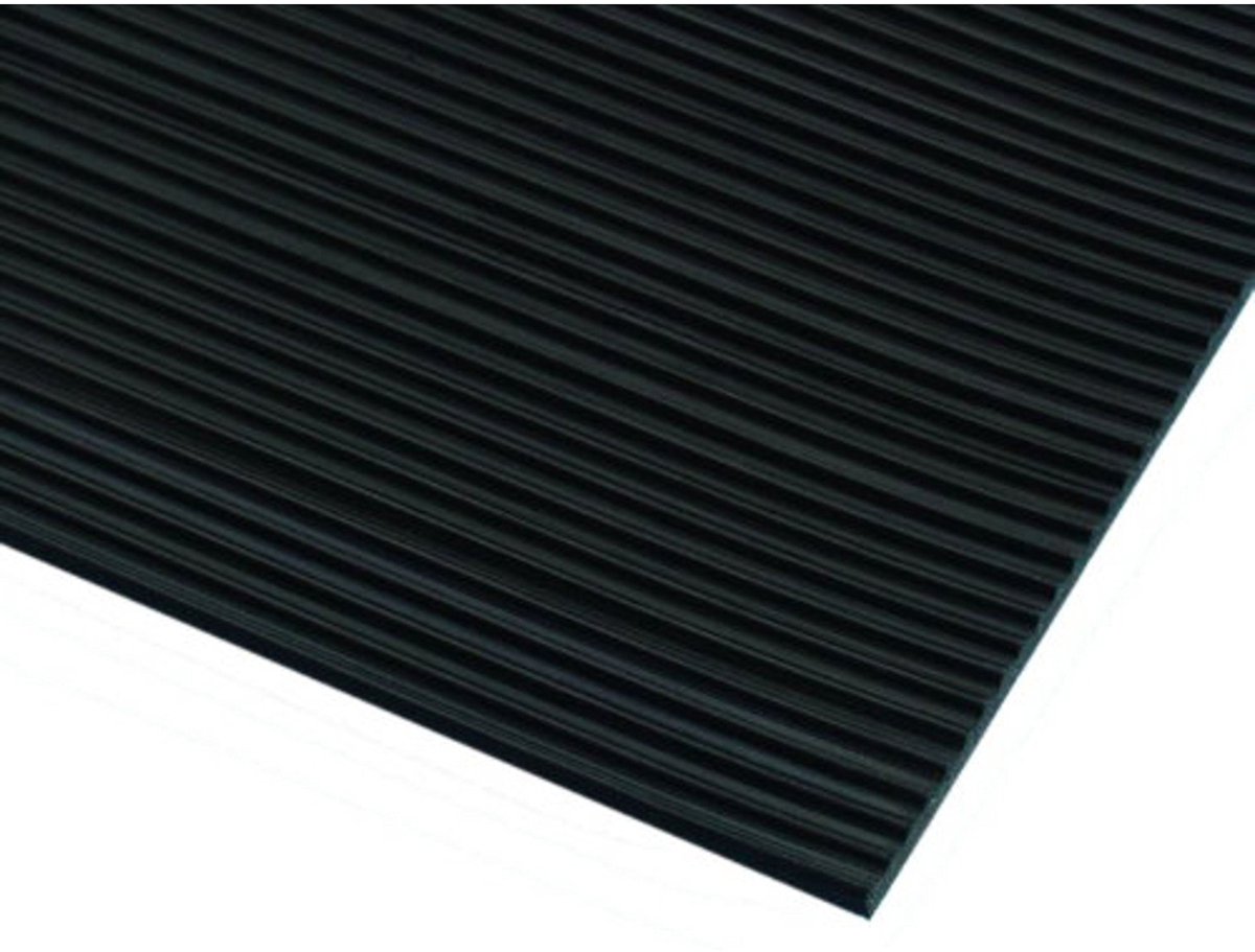 Adam Hall Feenriefenmate 0,70m x 10m zwart - Accessoires voor kabels