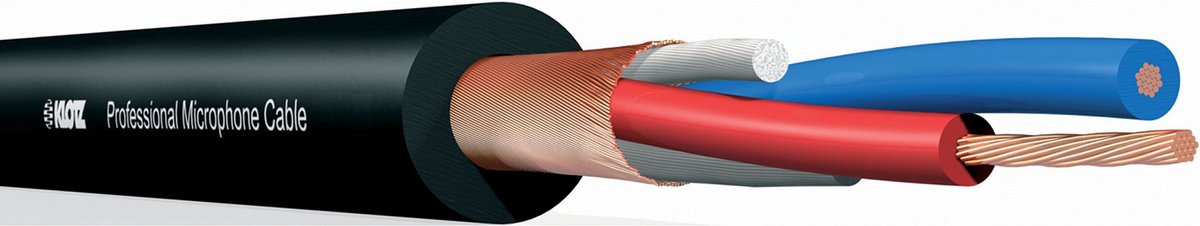 Klotz MY206SW.050 audiokabel, 2x 0.22 mm², ø 6.15 mm, 50 m