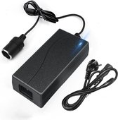 Allecto Plus - Auto Netadapter Spanningsomvormer 230V naar 12V 60W/10A voor Autostofzuiger en Koelbox