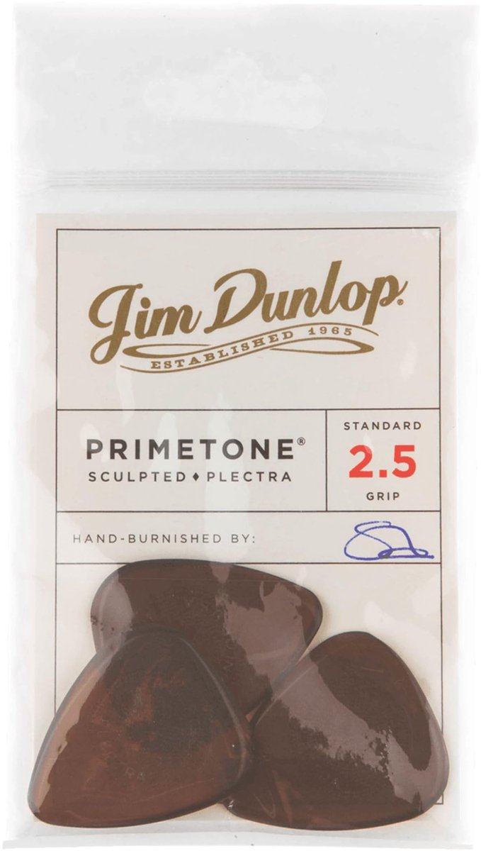 Jim Dunlop 510P2.50 Primetone 2,50 mm Standard 3-Pack - Plectrum set