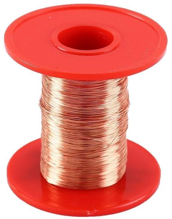 Koperlakdraad Soldeerbaar MEROURII Koperdraad 1 Mm X 10 M - Geëmailleerd T2 Koper Voor Transformators En Elektronica Koperdraad Geëmailleerd