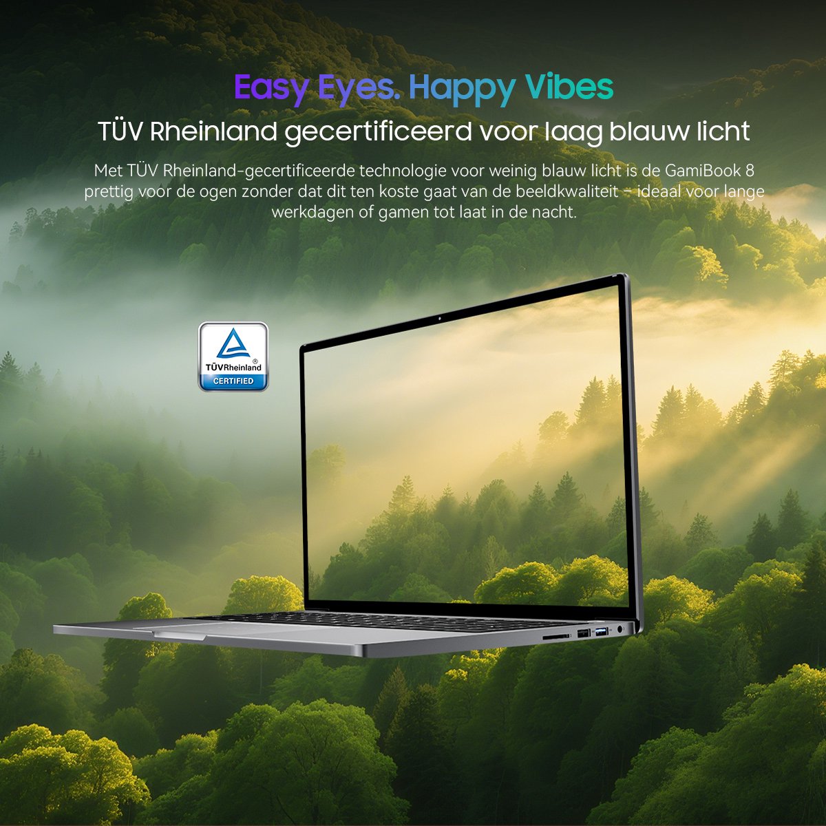 Blackview GamiBook 8 Gaming Laptop - 16 inch Full HD - 32 GB RAM - 1 TB SSD - AMD Ryzen™ 7 7735HS - Tot 4,75 GHz - WiFi 6 - Windows 11 Pro Notebook - UHD Graphics - Grijs — afbeelding 7