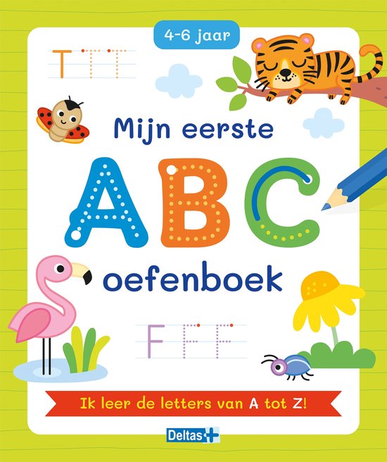 Deltas Mijn eerste ABC oefenboek 4-6 j. - cover