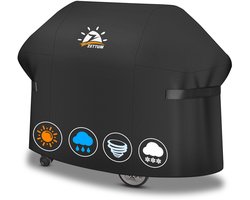 Barbecuehoes - Weerbestendig, Waterdicht en Robuust met PU-coating - Voor Weber, Char-Broil, Nexgrill, Monument, Dyna-glo, Brinkmann barbecues - 139 L x 61 B x 106 H cm