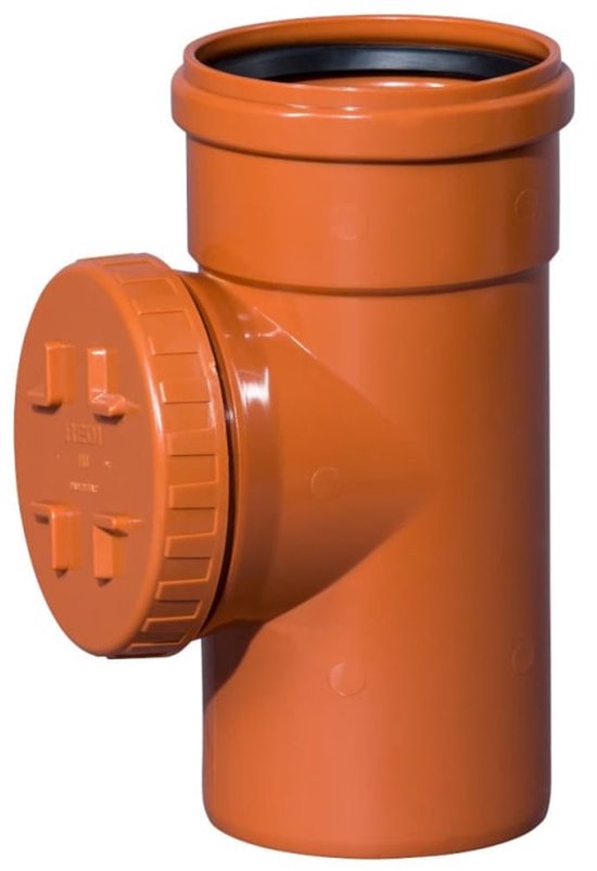 Tuyau de nettoyage KG DN 200 avec couvercle - Fosse d'inspection pour drainage