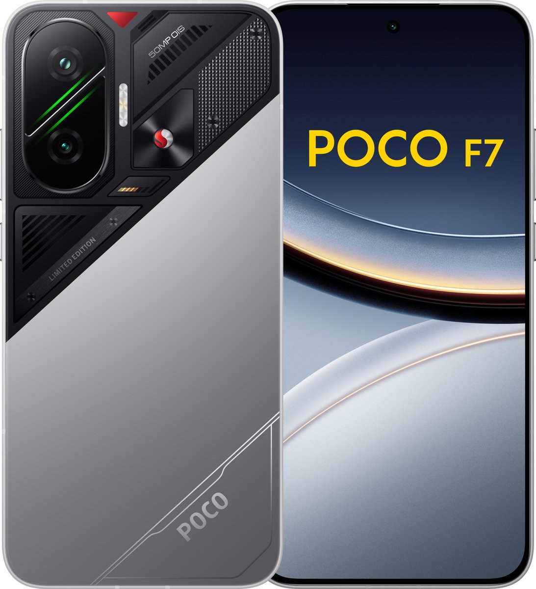 POCO F7 - 12GB RAM - 512GB opslag - Zilver - Snapdragon 8s Gen 4 | bol