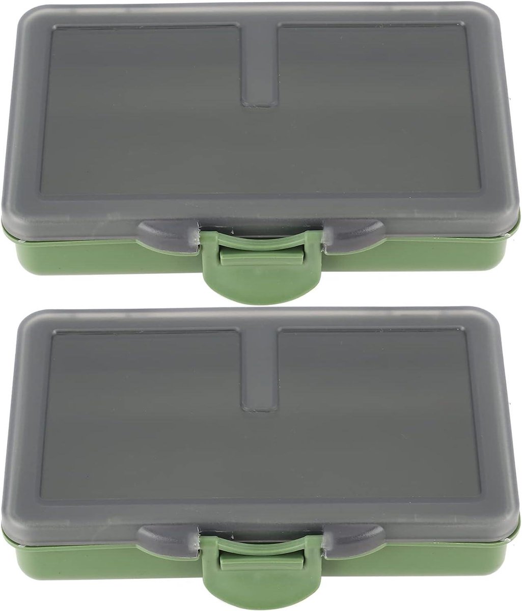 Allecto Plus - Visaccessoires Koffer Met Meerdere Compartimenten voor Hengelaccessoires - Opbergbox voor Vishaak Aas Gerei (1 Compartiment)