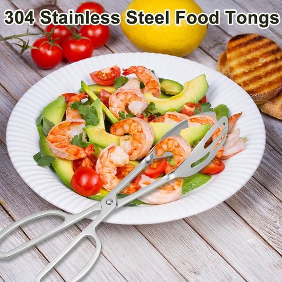 2 Stuks Zilver Buffetsaladetangen Voor Serveren En Koken In De Keuken Rvs Voedselschaartang Cateringgereedschap Voor Brood Cake Bakken Biefstuk Barbecue Keuken Tangen Barbecue Tangen 2 Stuks Zilver Buffetsaladetangen Voor Serveren En Koken In De Keuken Rvs Voedselschaartang Cateringgereedschap Voor Brood Cake Bakken Biefstuk Barbecue Keuken Tangen Barbecue Tangen